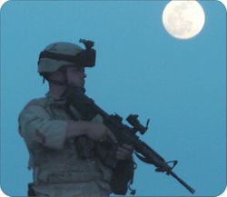 Night Watch at F.O.B. Hotel Mouse Pad