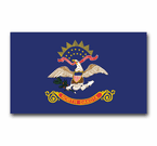North Dakota Flag and Seal Decals