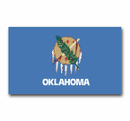 Oklahoma Flag and Seal Decals