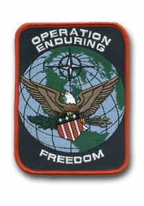 Operation Enduring Freedom 4 1/2" Military Patch