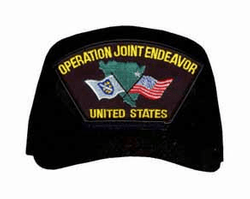 Operation Joint Endeavor - United States W/ Flag Ball Cap