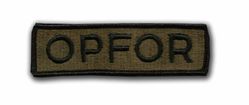 OPFOR Command Subdued Military Patch