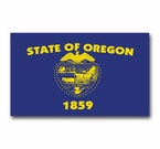 Oregon Flag and Seal Decals