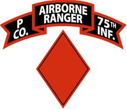 P Company (Airborne), 75th Infantry (RANGER), 1st Brigade, 5th Infantry Division Decal