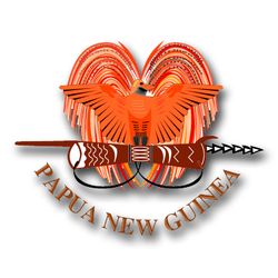 Papua New Guinea Coats Of Arms 3.8" Decal