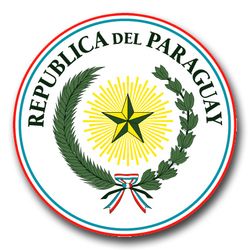Paraguay Coats Of Arms 8"  Decal