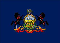 Pennsylvania State Flag Vinyl Transfer Decal