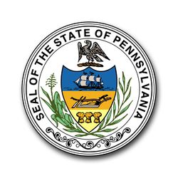 Pennsylvania State Seal 3.8" Vinyl Transfer Decal