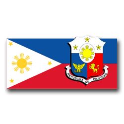 Philippines Coats Of Arms 3.8" Decal