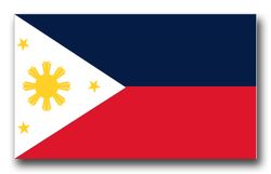 Philippines Flag 10" Decal