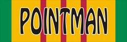 Pointman Vietnam Decal Sticker