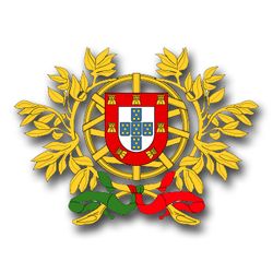 Portugal Coats Of Arms 11.75" Decal