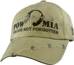 POW MIA Khaki Ball Adjustable Ball Cap