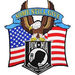 POW MIA You are Not Forgotten Jacket Patch