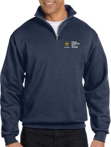 Proud Daughter of a Soldier U.S. Army Embroidered Quarter-Zip Pullover