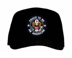"Proud to be an American" with Logo Ball Cap