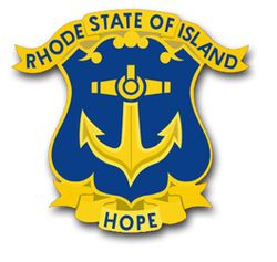 Rhode Island State Area Command Unit Crest 8" Vinyl Transfer Decal