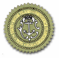 Rhode Island  State Seal 3" Patch