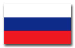 Russia Flag Decal