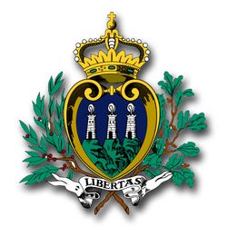 San Marino Coats Of Arms 5.5" Decal