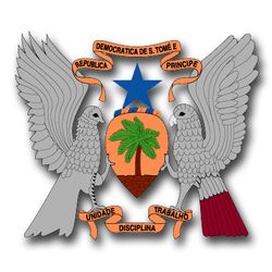 Sao - Tome Principe Coats Of Arms 11.75" Decal