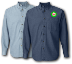 Sixth US Army patch Denim Shirt