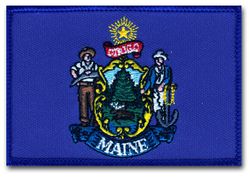 State Flag of Maine Shoulder Patch