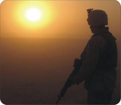 Sundown in Fallujah Mouse Pad