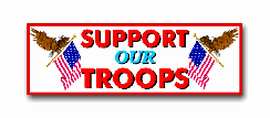 Support Our Troops Vinyl Transfer Bumper Sticker