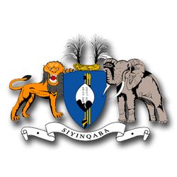 Swaziland Coats Of Arms 10" Decal