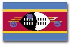 Swaziland Flag 5.5" Decal