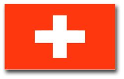 Switzerland Flag 11.75" Decal