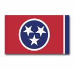Tennessee Flag and Seal Decals