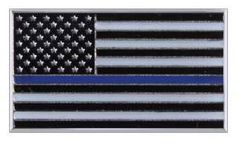 Thin Blue Line Flag Pin