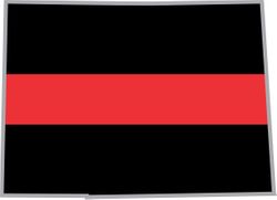 Thin Red Line Colorado Firefighter Decal
