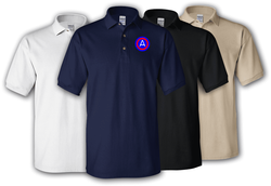 Third US Army patch Polo Shirt
