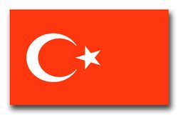 Turkey Flag 10" Decal