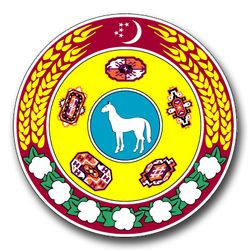 Turkmenistan Coats Of Arms 3.8" Decal