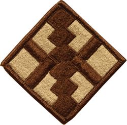 U.S. Army 411th Engineering Brigade 2.75 inch Desert Military Patch