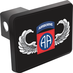 U.S. Army 82nd Airborne with Jump Wings Hitch Cover