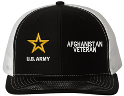 U.S. Army Afghanistan Veteran Mesh Back Cap