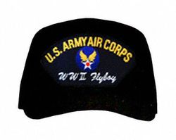 U.S. Army Air Corps WW-II Flyboy with Logo Ball Cap