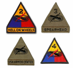 U.S. Army Armored Division Patches
