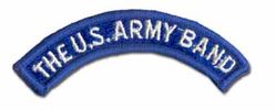 U.S. Army Band Military Tab