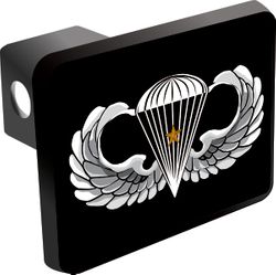 U.S. Army Basic 1 Combat Jump Wings Trailer Hitch Cover