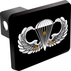 U.S. Army Basic 3 Combat Jump Wings Trailer Hitch Cover