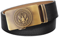 U.S. Army Black Nylon Weave Slide Belt