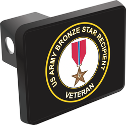U.S. Army Bronze star Recipient Veteran Hitch Cover