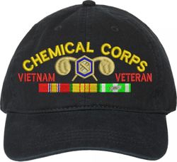 U.S. Army Chemical Corps Vietnam Veteran Unstructured Dad Cap