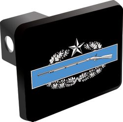 U.S. Army Combat Infantry Badge 2nd Award Trailer Hitch Cover